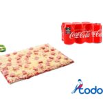 Oferta de 1 pizza familiar  de jamón+ 6 refresco
