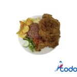 Bistec de pollo empanado