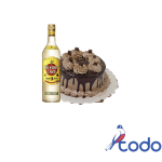 Cake de merengue + botella havana club 3años 700ml