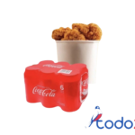 Oferta de 6piezas de pollo al pío pío+ vianda frita+ 6refresco