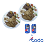 Oferta de 2 filetes de pescado + 2 refrescos