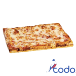 Pizza familiar de cebolla y queso gouda
