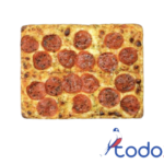 Pizza familiar de salame y queso gouda