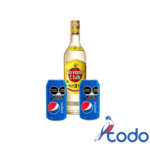 Botella de ron havana club 3años 700ml  y 2refrescos de cola