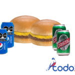 Oferta de 2 hamburguesas angus + 2 cervezas + 2refresco