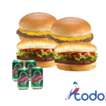 Oferta de 4 hamburguesas angus + 4cervezas