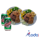 Oferta de 2 bistec de cerdo +2 cervezas